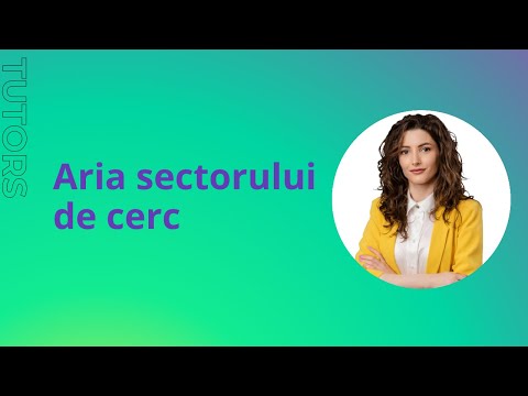 Aria sectorului de cerc