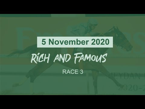 Rich and Famous wins the 1200m Handicap I Racing At Meydan I Race 3 I Emirates Skywards