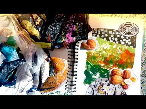 Filling a Mixed Media Sketchbook