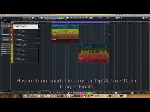 Audio Modeling vs Sample Modeling Strings (Haydn op. 74, No.3 Finale 'Rider' )