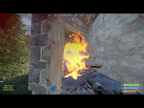 always raid bases with a wooden door #RUST #Shorts