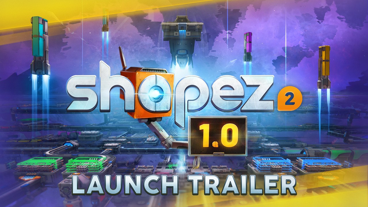 shapez 2 - 1.0 Launch Trailer | Out Now! - YouTube