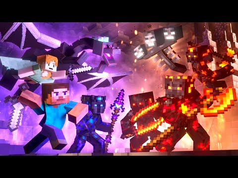 TAKE BACK THE END - Alex and Steve Life (Minecraft Animation)