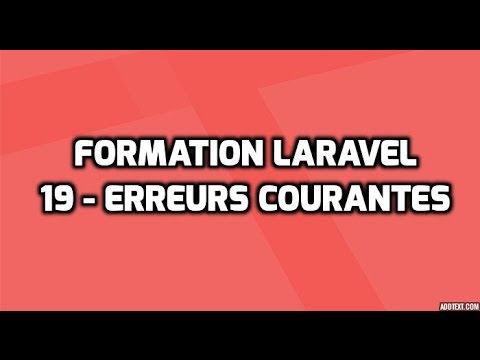 Formation Laravel 5 19 Un petit résumé ça vous dit