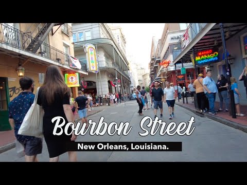 Walking Tour of Bourbon Street New Orleans | Afternoon Stroll