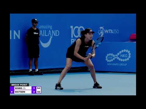 Heather Watson 🇬🇧 vs Xinyu Wang 🇨🇳 Live WTA Thailand Coverage