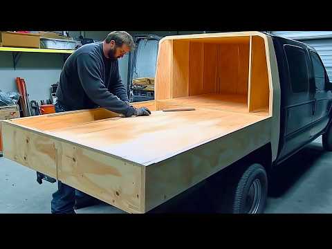 Mann Baut DIY-Truck-Camper Für NUR 800 Dollar | Start to Finish by @brandoconklin