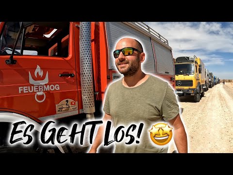 UNIMOG vs. Sahara - Full Speed ​​into the Desert | Survival Mattin with Breakdown | Part 1 | FEUE...