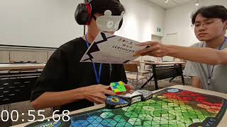 1:18.28 Official 3x3 Blindfolded Single