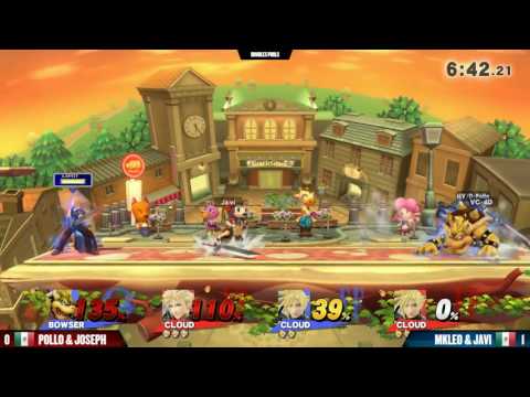 SF5 Smash 4 Doubles - POLLP & JOSEPH Vs.MKLEO & JAVI - SSB4 Exhibition - Smash Wii U