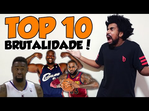 TOP 10 ENTERRADAS MAIS BRUTAS DA HISTÓRIA DA NBA!