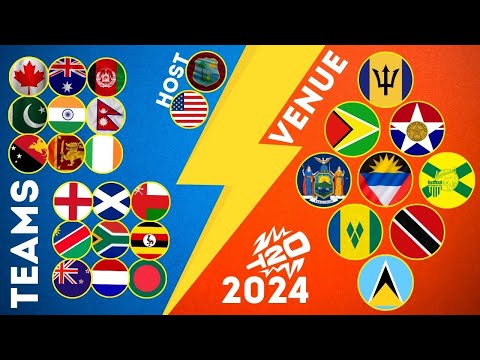 🏏 ICC T20 World Cup 2024 REVEALED: Team Groups, Match Venues & Thrilling Fixtures Unveiled🔥🌎