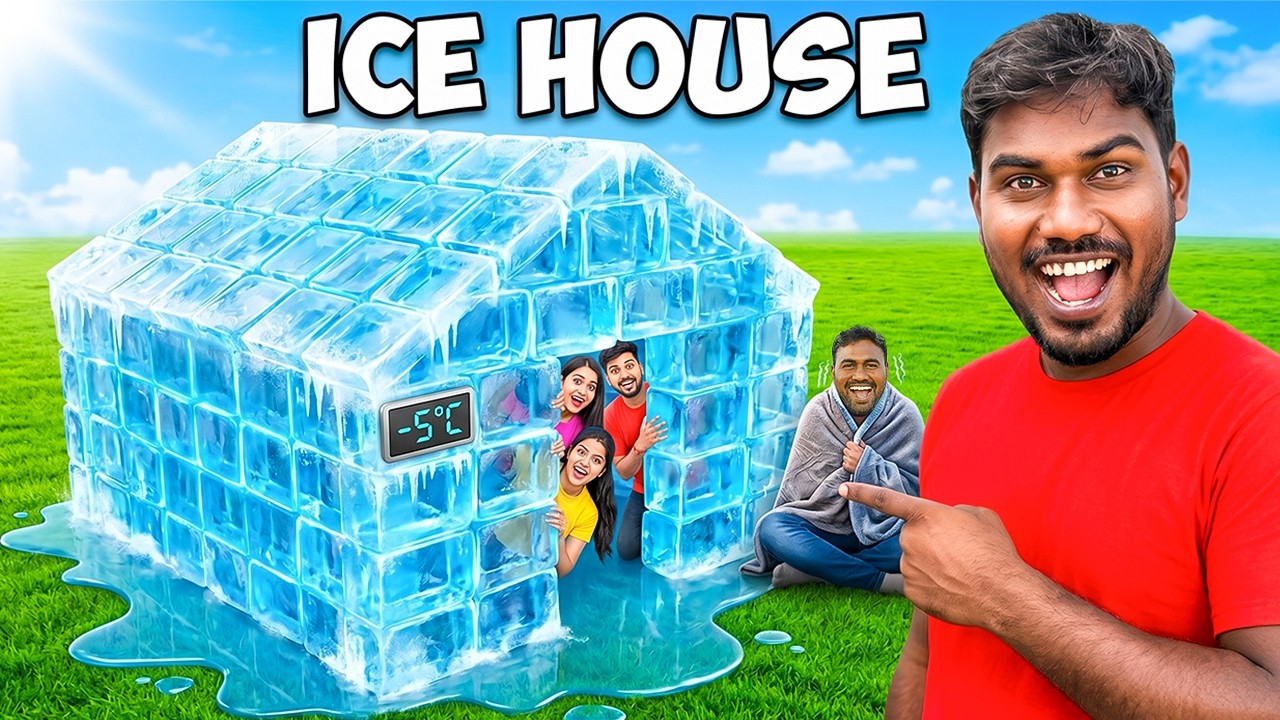 We Built an ICE HOUSE with 50 Massive Ice Bars! | Mad Brothers