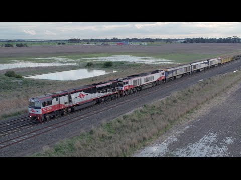 5 Locomotives On SCT 7AM9 Mixed Freight Train: Steel, Boxcars & Containers (27/8/2022) - PoathTV
