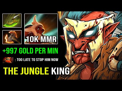 REASON Why You Don't Let 10K Troll Warlord Free Farm +997 Gold Per Min OP Battle Trance Dota 2