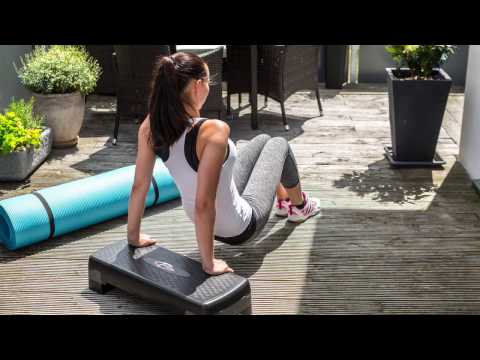 Softee Planche De Step Professionnel Gris - Équipement Fitness Sans Profil