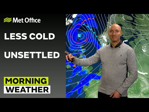 12/01/2026 - Showers pushing in  - Morning Weather Forecast UK – Met Office Weather