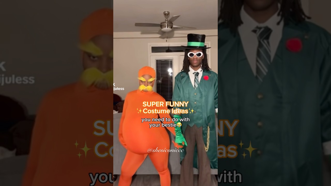 SUPER FUNNY HALLOWEEN COSTUME IDEAS😭🎃 #shorts #glowup #halloween
