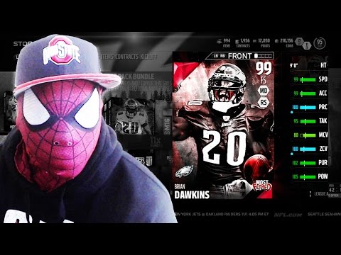 Madden 16 Ultimate Team Gameplay Ep. 16 - MONSTER Pack Opening! 9'0 MOST FEARED Dawkins! w/Spiderman