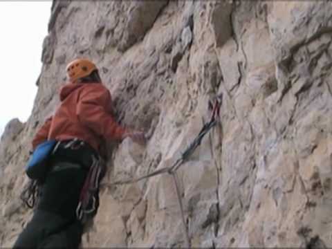 Gelbe mauer Tre cime di lavaredo. klettern lezenie climbing