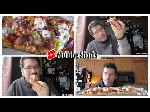Amazing flatbread pizza with all the good stuff #shorts