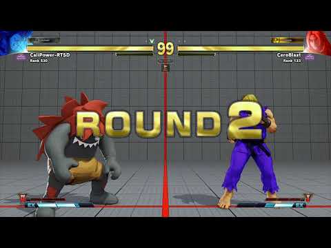 SFV~ Blanka (CaliPower-RTSD) vs. Ken (CeroBlast) HD 10