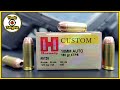 If You Can't Run With The BIG Dogs...Hornady Custom 10MM Ballistic Gel AMMO Test & Review!