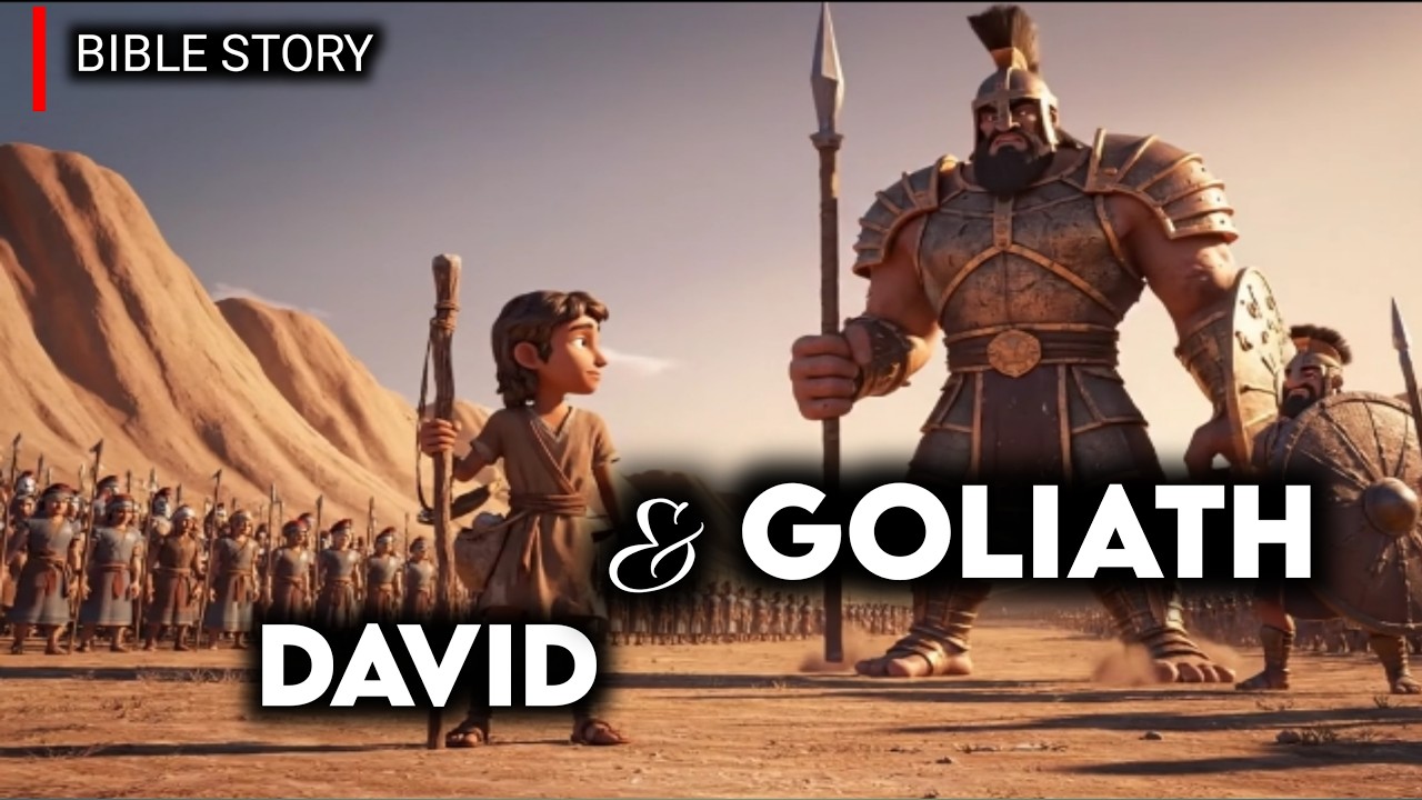 David vs Goliath: The Boy Who Defeated a Giant with Faith in God I Bible Animation story