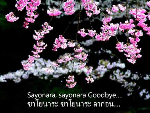 Sayonara Japanese goodbye