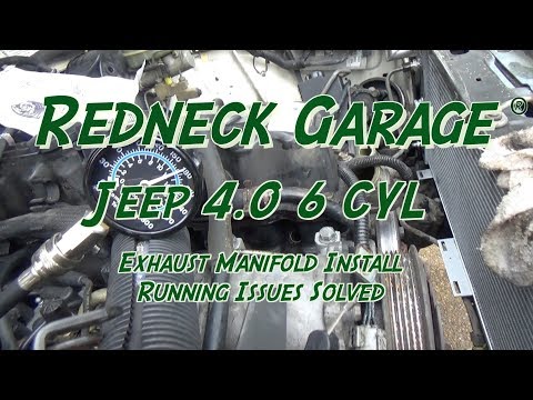 Jeep 4.0 Exhaust Manifold and Running Issues Repair - Done !