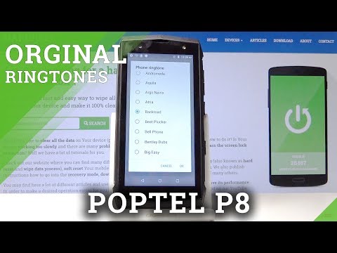 How to Change Ringtone in Poptel P8 - Ringtone List