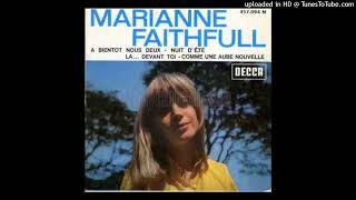 Marianne Faithfull - Comme Une Aube Nouvelle (Morning Sun)_1965