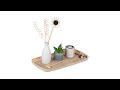 Teelichthalter mit Zen Set Garten
