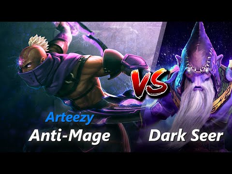 How to Anti-Mage safelane vs Dark Seer/Tiny (feat. Arteezy) | First 10 minutes