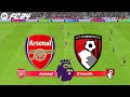 FC 24 | Arsenal vs Bournemouth - English Premier League 2023/24 - PS5™ Gameplay