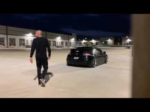 Honda CR-Z. Straight pipe exhaust. Custom tip/ Noblesse diffuser. J’s racing skirts (Project cr-z)!