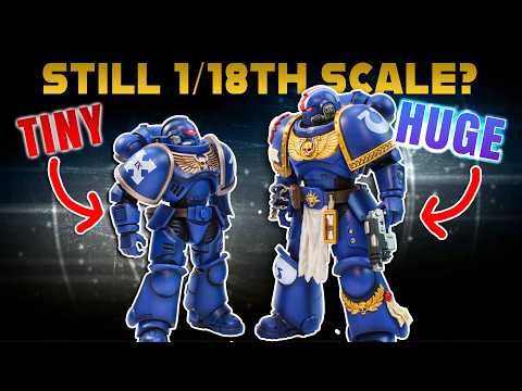 IS THIS STILL 1/18TH SCALE?!? Joytoy Warhammer 40k SPACE MARINE 2 Lieutenant Titus Unboxing Review