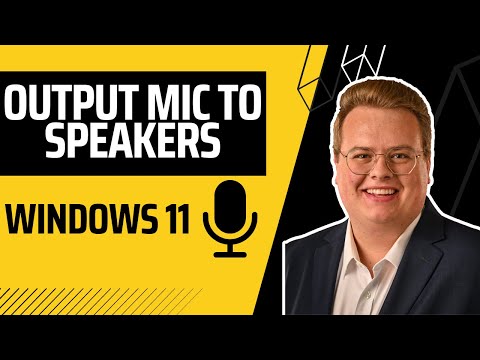 Output Microphone to Speakers on Windows 11 (How To Do Karaoke On The Computer)
