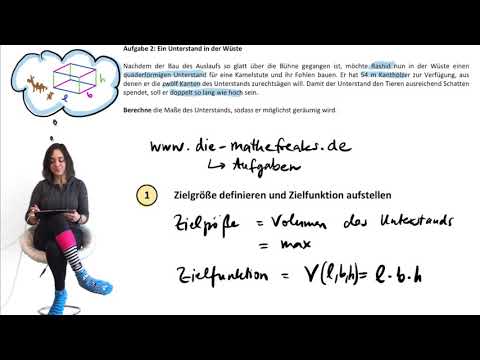 Extremum problem - more difficult example problem to practice (maximizing the volume of a cuboid)!