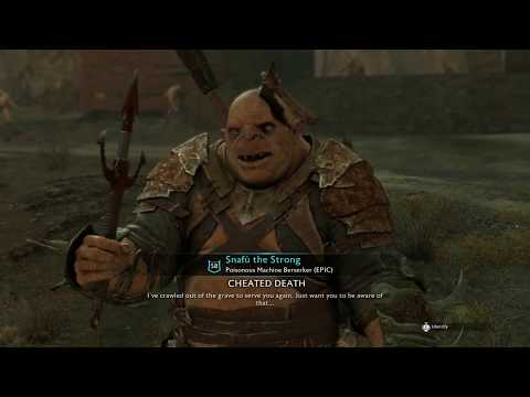 Middle Earth: Shadow of War Uruk Comes back from the dead just to serve