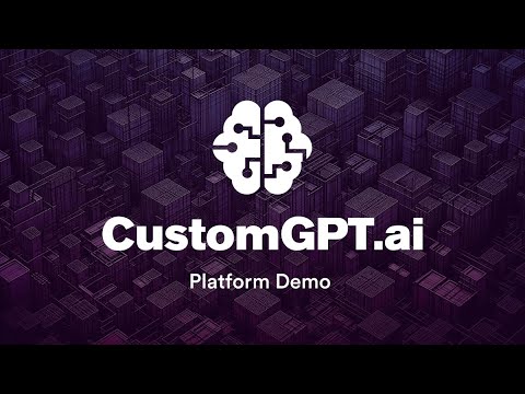 CustomGPT.ai Web App Demo