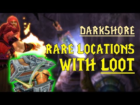 WoW Classic - Rare Mob Locations + UNIQUE LOOT - Darkshore