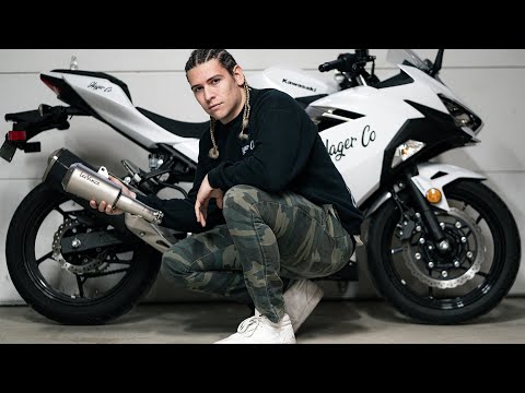 NEW EXHAUST - Leo Vince LV-10 Slip-On Unboxing/Install 2020 Ninja 400