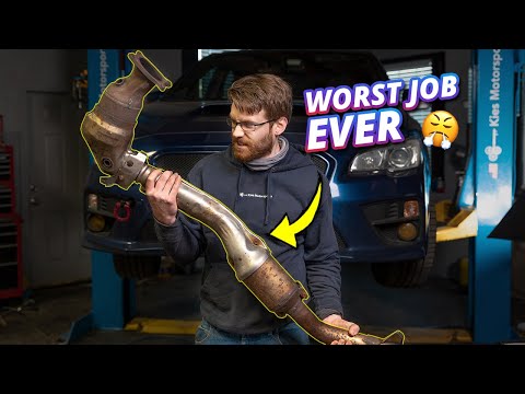 How To Remove 2015-2021 WRX J-pipe | Subaru FA20F downpipe