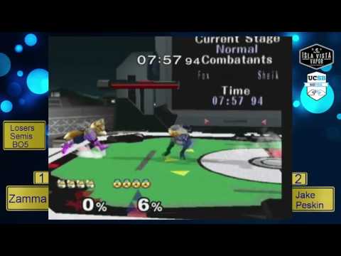 Smash@IV Vapor 2: Battle for BRGOD's Heart - Losers Semifinals: Zamma vs Jake Peskin [Part 2 / 3]