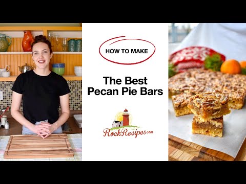 قطع فطيرة البقان. وصفة سهلة للغاية، ويمكن تجميدها!