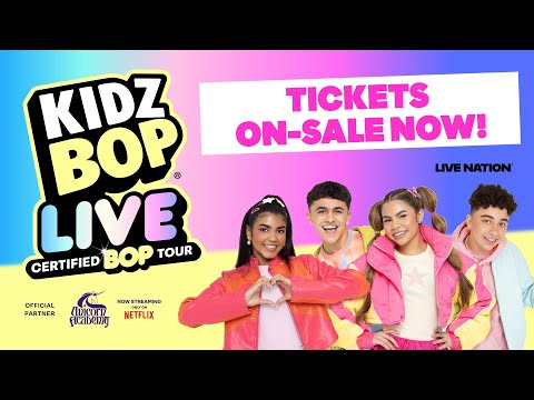 KIDZ BOP LIVE Certified BOP Tour - TICKETS ON SALE NOW! #KIDZBOPLIVE