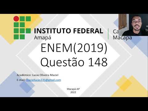 ENEM 2019, Questão 148 - Caderno Azul