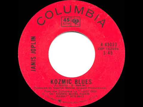 1969 HITS ARCHIVE: Kozmic Blues - Janis Joplin (mono 45)