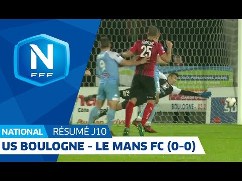 J10 : US Boulogne CO - Le Mans FC (0-0), le résumé I National FFF 2018 2019